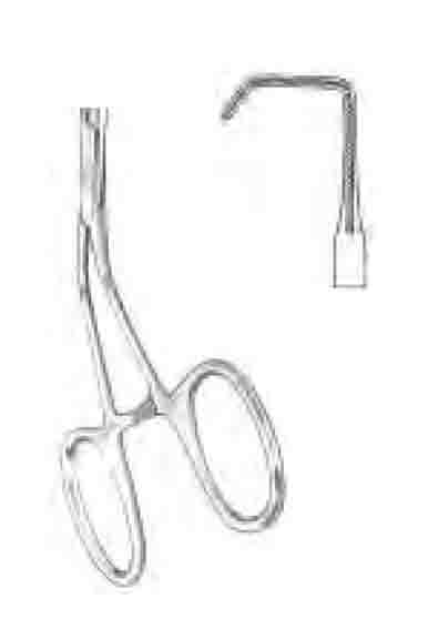 DE BAKEY-CASTANEDA TİTANYUM MİKRO VASKULER KLEMP  (C) 12 CM